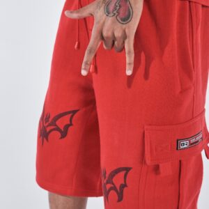 RED VAMP SHORTS